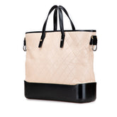 シャネル ガブリエル ココマーク ハンドバッグ ショルダーバッグ 2WAY ベージュ ブラック ラムスキン レディース CHANEL 【中古】